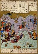 Ali She Nawat Alexander defeats Darius,an allegory of Shah Tahmasp-s defeat of the Uzbeks in 1526 Germany oil painting artist